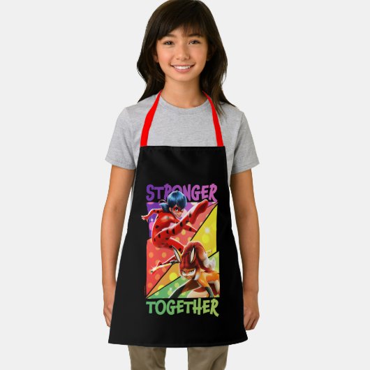 Tablier Ladybug & Rena Rouge | Ensemble plus fort (Insitu)