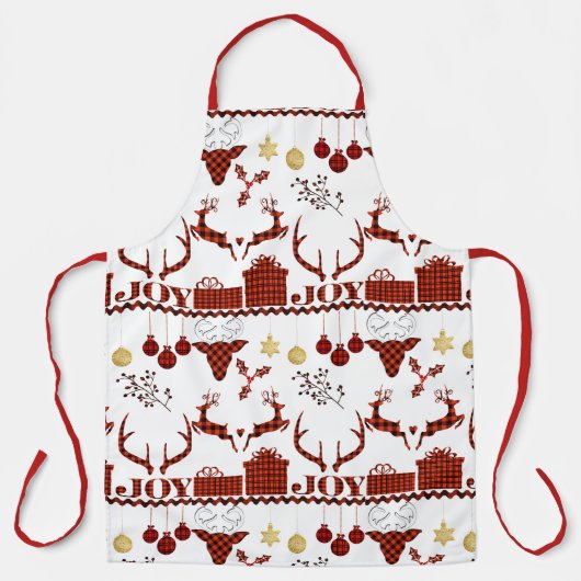 Tablier Laid Buffalo Christmas (Recto)