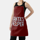 Tablier L'aide de Noël du Père Noël (Insitu)