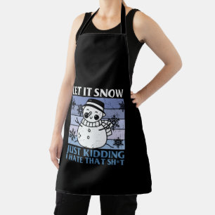 Tablier Laisser Neiger ; Je Déteste Que Je Déteste Ça