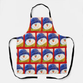 Tablier Laisser neiger Snowman (Recto)