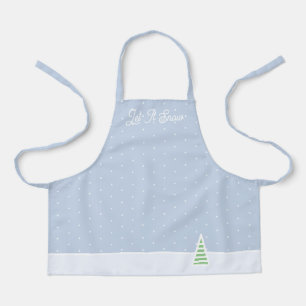 Tablier Laisser neiger un arbre d'hiver minuscule Ice Blue
