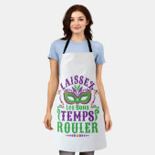 Tablier Laissez Les Bons Temps Rouler Mardi Gras (Porté)