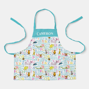 Tablier L'alphabet du Dr Seuss avec des mots