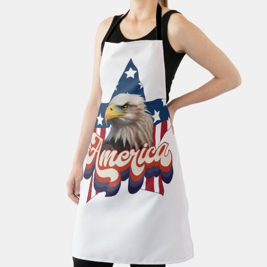 Tablier L'Amérique, le beau (Insitu)