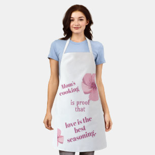 Tablier L'Amour De La Cuisine De Maman Est Le Meilleur Cad