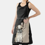 Tablier L'amour des chiots - à la française (Insitu)