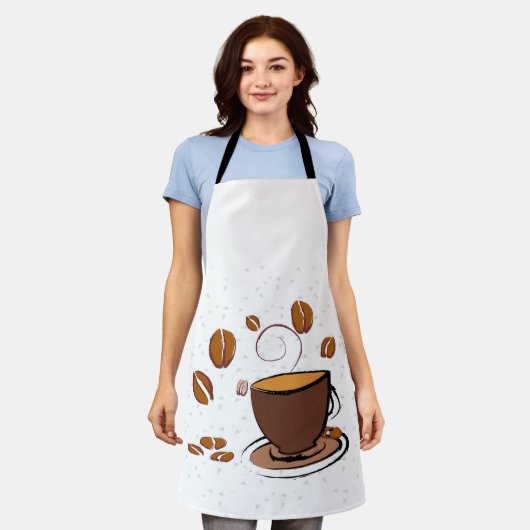 Tablier L'amour du café (Porté)