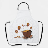 Tablier L'amour du café (Recto)