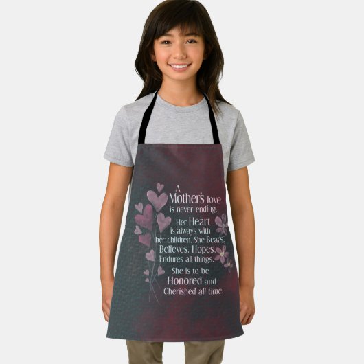 Tablier L'amour d'une mère (Insitu)