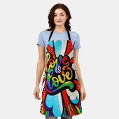 Tablier L'amour est l'amour (Porté)