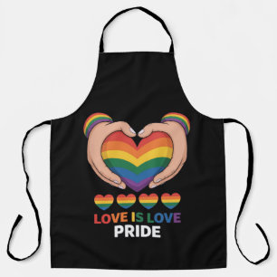 Tablier l'amour est l'amour lgbqt