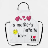 Tablier L'amour infini d'une mère (Recto)