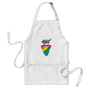 Tablier Langue arc-en-ciel LGBT