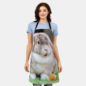 Tablier lapin à oreilles de lop mignon (Porté)