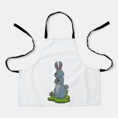 Tablier Lapin aux fleurs (Recto)