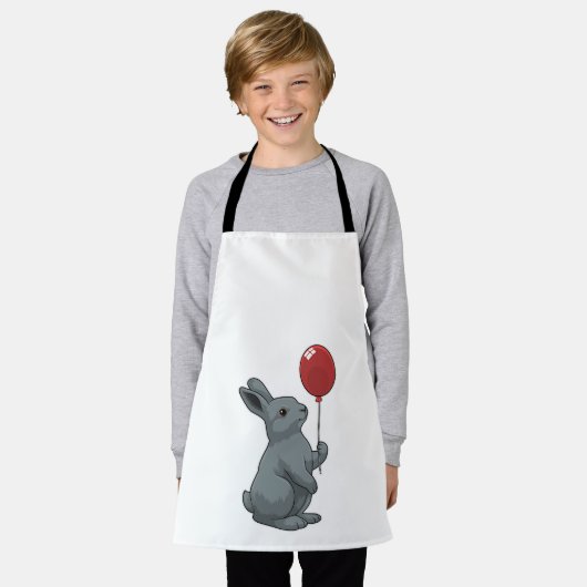 Tablier Lapin avec ballon (Porté)