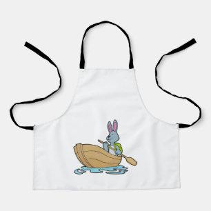 Tablier Lapin avec bateau et pédale