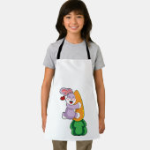 Tablier Lapin avec carotte (Insitu)