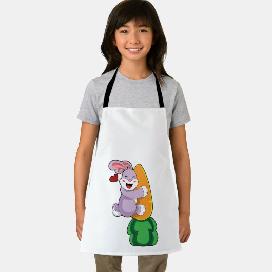 Tablier Lapin avec carotte (Insitu)