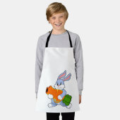 Tablier Lapin avec carotte (Porté)