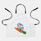 Tablier Lapin avec carotte (Recto)