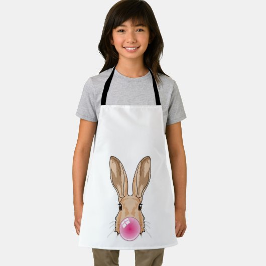 Tablier Lapin avec gomme à mâcher (Insitu)