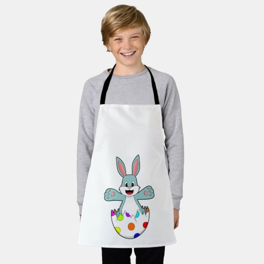 Tablier Lapin avec oeuf (Porté)