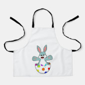 Tablier Lapin avec oeuf (Recto)