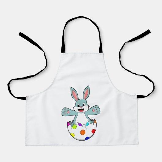 Tablier Lapin avec oeuf (Recto)