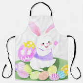 Tablier lapin avec oeufs de pâques (Recto)