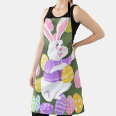 Tablier lapin avec oeufs de pâques (Insitu)