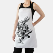 Tablier Lapin blanc d'Alice au pays des merveilles (Insitu)