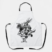 Tablier Lapin blanc d'Alice au pays des merveilles (Recto)