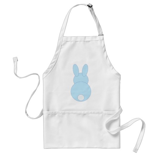 Tablier Lapin bleu (Devant)