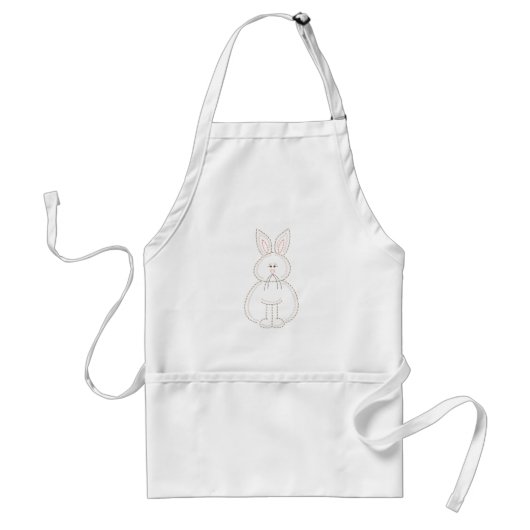 Tablier Lapin brodé (Devant)