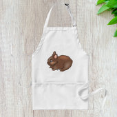 Tablier Lapin Brown