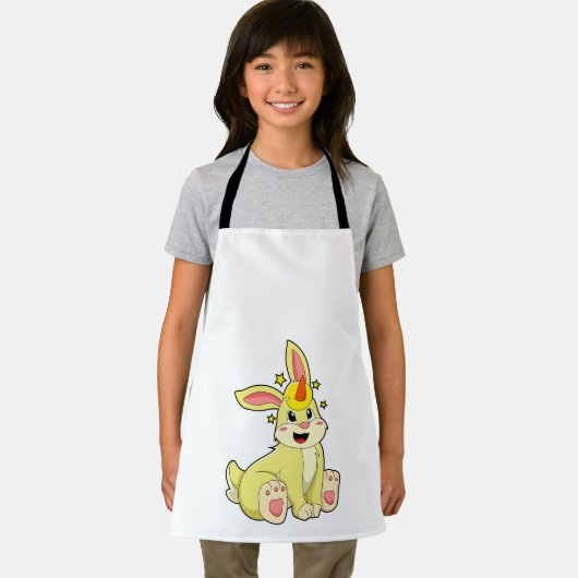 Tablier Lapin comme licorne (Insitu)