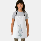 Tablier Lapin comme mariée avec couronne de fleurs (Insitu)