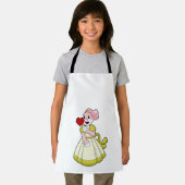 Tablier Lapin comme mariée avec robe de mariée.PNG (Insitu)