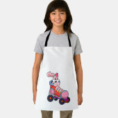 Tablier Lapin comme Patineur Inline avec Patins Inline (Insitu)