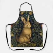 Tablier Lapin dans la forêt style Art nouveau (Recto)