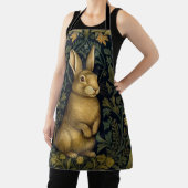 Tablier Lapin dans la forêt style Art nouveau (Insitu)