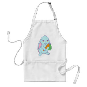 Tablier Lapin de dessin animé mignon kawaii Carotte