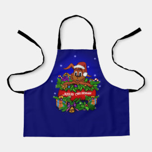 Tablier Lapin de Noël