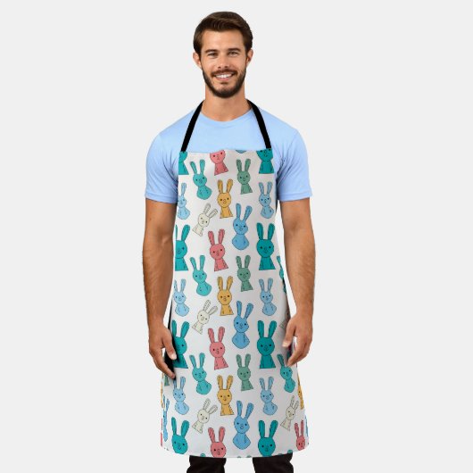 Tablier Lapin de Pâques (Porté)