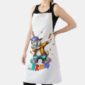 Tablier Lapin de Pâques drôle de Bruh Dab (Insitu)