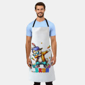 Tablier Lapin de Pâques drôle de Bruh Dab (Porté)