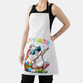 Tablier Lapin de Pâques drôle qui fait dabbing Joyeuses Pâ (Insitu)