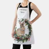 Tablier Lapin de Pâques et couronne de Noël  (Insitu)